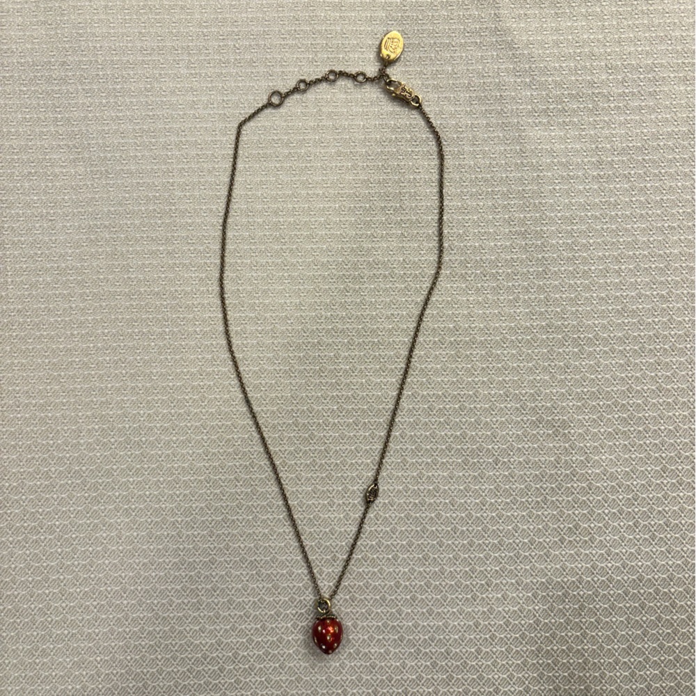 Juicy couture strawberry necklace